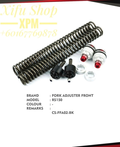 ADJUSTABLE FORK KIT PARTS CATALOG 