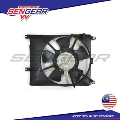 PERODUA MYVI OLD FAN MOTOR COMPLETE SET WITH FAN GUARD 