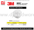 3M N95 GOOD QUALITY DISPOSABLE RESPIRATOR GENUINE 3M DUST MIST RESPIRATOR VERTICAL FLAT FOLD HEADBAD 39010 (CL) MASK EQUIPMENT TOOLS & EQUIPMENTS