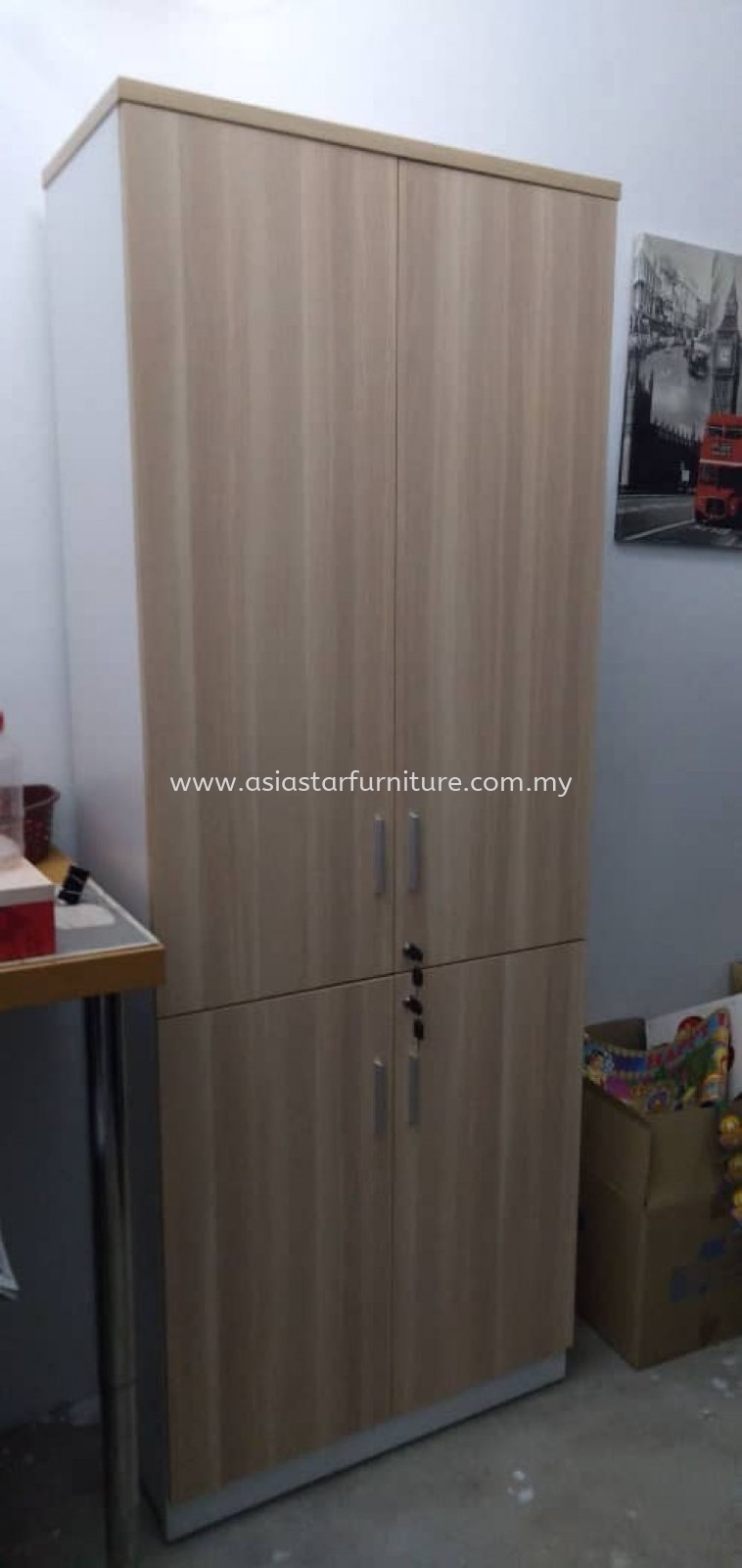 DELIVERY & INSTALLATION HIGH CABINET C/W SWINGING DOOR B-YTD 21 OFFICE FURNITURE BANDAR PUCHONG JAYA