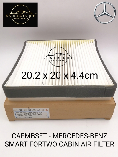 CAFMBSFT - MERCEDES-BENZ SMART FORTWO CABIN AIR FILTER