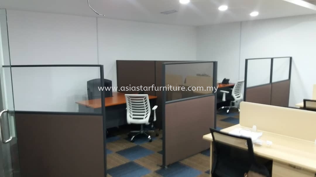 DELIVERY & INSTALLATION STANDING PARTITION OFFICE FURNITURE TAMAN PERINDUSTRIAN BUKIT RAJA SELATAN