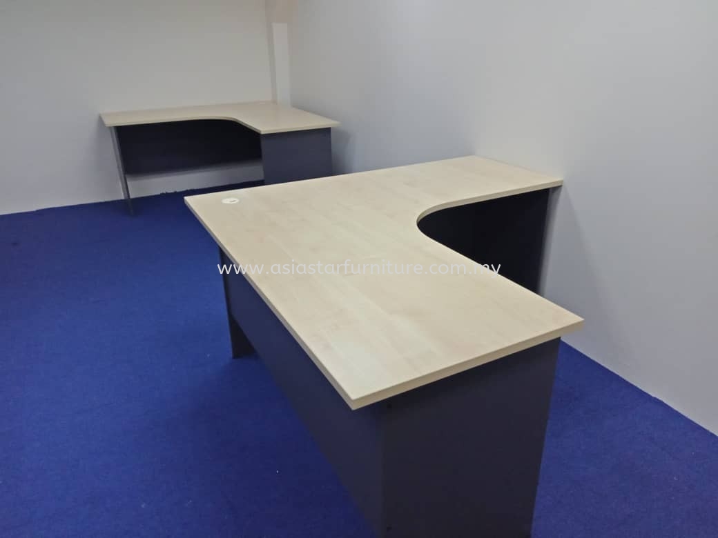 DELIVERY & INSTALLATION L-SHAPE TABLE GL 552 OFFICE FURNITURE DAMANSARA HEIGHT, PETALING JAYA