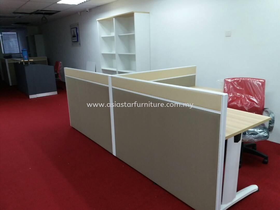 DELIVERY & INSTALLATION WORKSTATION L-SHAPE TABLE BL 1515-3D & HIGH CHAIR HS 3 OFFICE FURNITURE SEKSYEN 17, PETALING JAYA