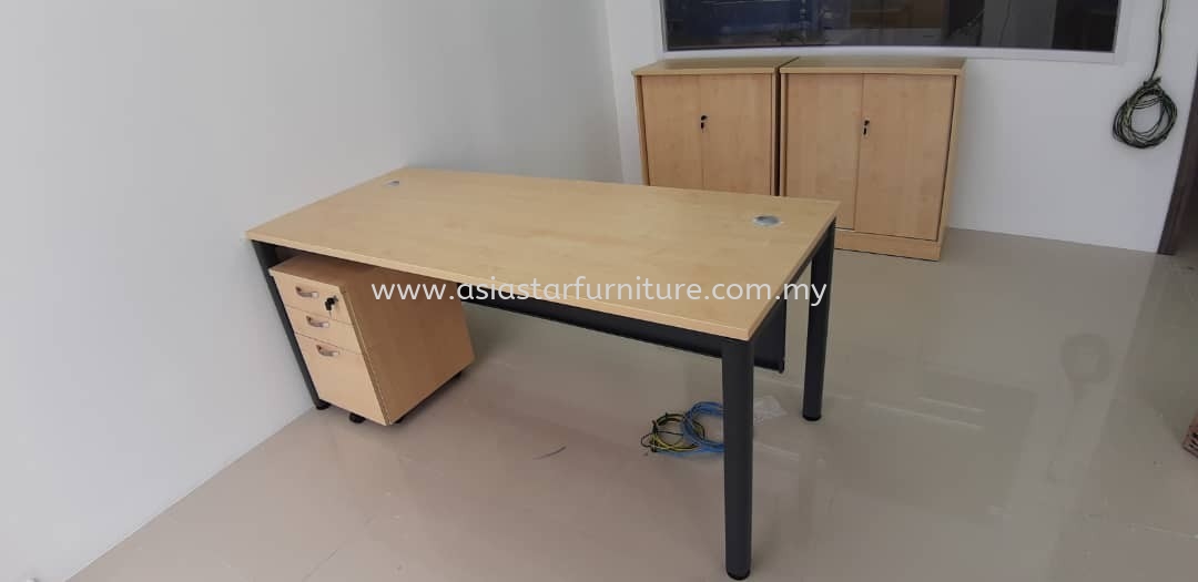 DELIVERY & INSTALLATION WRITING TABLE METAL N LEG SMT 157, DRAWER 2D1F Q-YMP 3 & LOW CABINET Q-YS 9 FFICE FURNITURE BUKIT GASING, PETALING JAYA