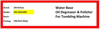 Oil Degreaser & Polisher for De-burring System Other Applications Cleaning Chemical