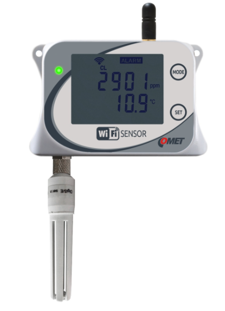 comet w4710 wifi temoerature, relative humidity, co2 and atmospheric pressure sensor with integrated