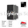 W3167 4X1W BK-SQ LED-WW(4 SIDE) LED Updownlight