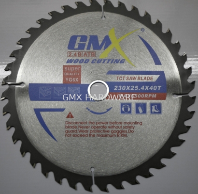 GMX 2.4B ATB WOOD CUTTING TCT SAW BLADE (40 TEETH)