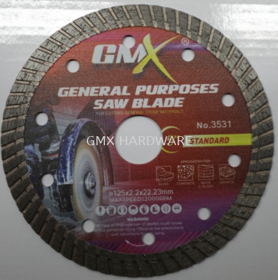GMX GENERAL PURPOSES SAW BLADE NO.3531 5" STANDARD