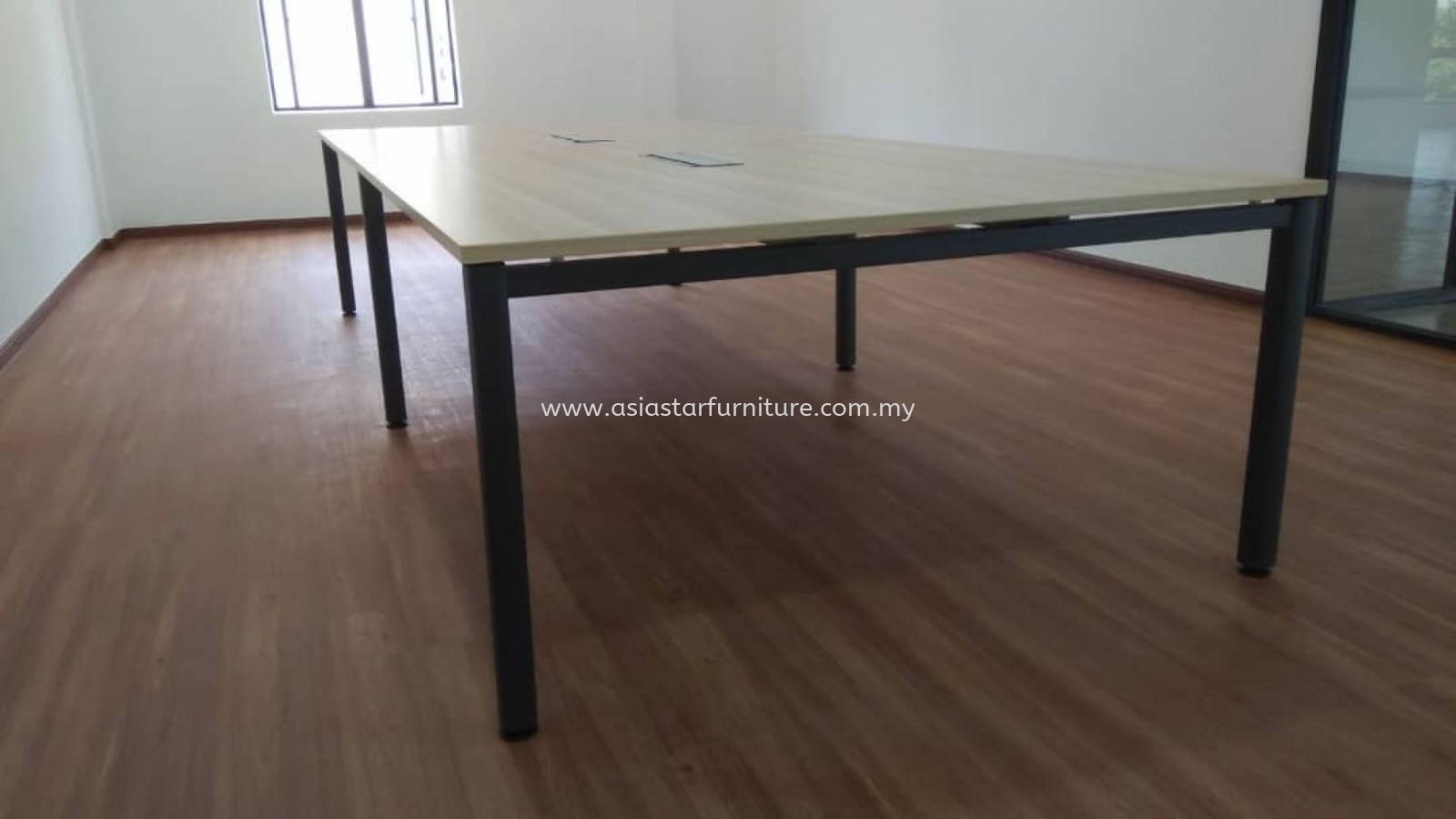 DELIVERY & INSTALLATION MEETING OFFICE TABLE METAL N LEG SVB 30 OFFICE FURNITURE GOMBAK, KUALA LUMPUR