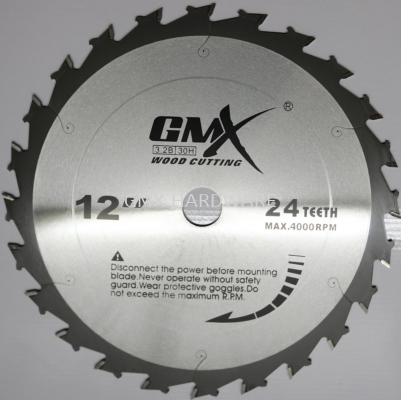 GMX 3.2B 30H WOOD CUTTING 12" 24 TEETH