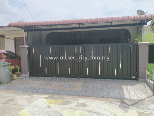 ALUMINIUM TRACKLESS FOLDING GATE