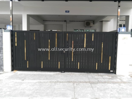 ALUMINIUM TRACKLESS FOLDING GATE