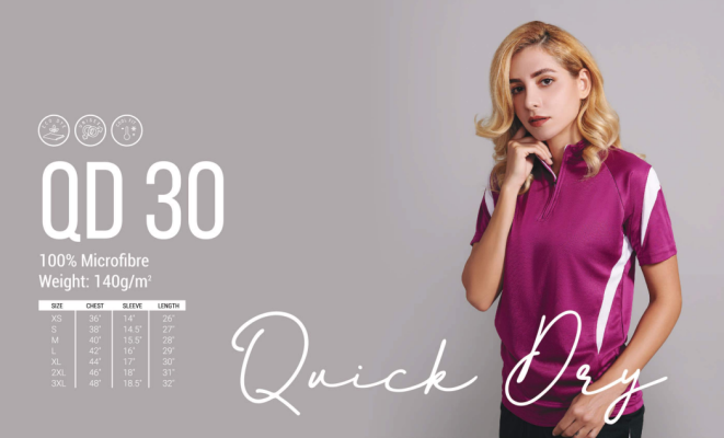 Microfiber Mock Neck Shirt - QD 30