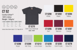 160gsm Kid Cotton Round Neck Shirt - CT 52 Round Neck Shirt Uniform & Caps