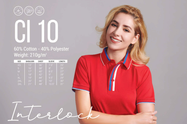 Cotton Interlock Collar Shirt - CI 10 