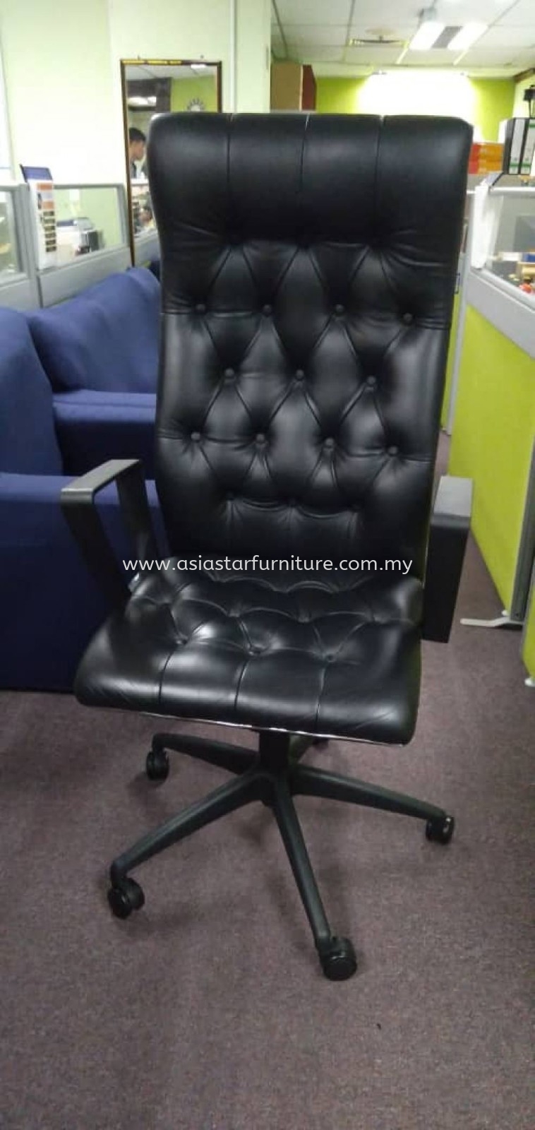 DELIVERY & INSTALLATION ZYRON DIRECTOR OFFICE CHAIR l LEATHER CHAIR OFFICE FURNITURE l SERI KEMBANGAN l PETALING l SELANGOR