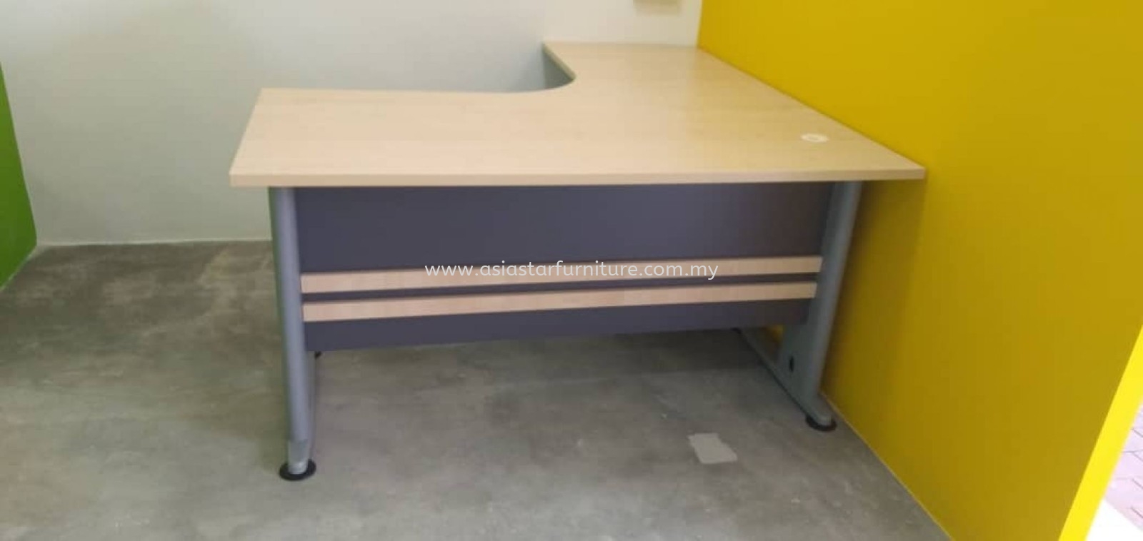 DELIVERY & INSTALLATION TITUS EXECUTIVE OFFICE TABLE l L-SHAPE OFFICE FURNITURE l SETAPAK l GOMBAK l KL