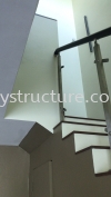 To dismantle,modify and repair staircase stainless steel leg @ Jalan Elktron U16/55A, Denai Alam, 40170 Shah Alam. Staircase