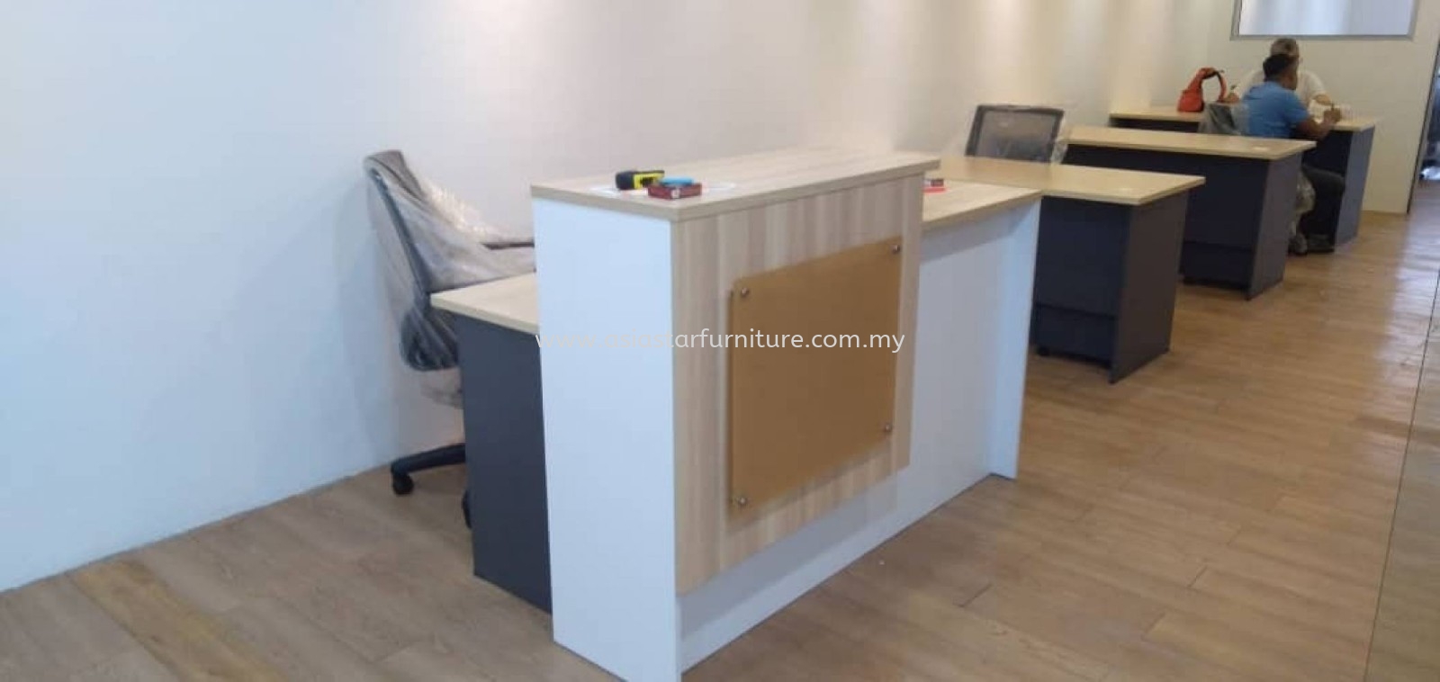 DELIVERY & INSTALLATION MUPHI RECEPTION OFFICE COUNTER l GT 157 OFFICE TABLE l OFFICE FURNITURE l SUNGAI BULOH l SELANGOR