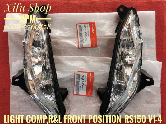 LIGHT COMP, R&L FRONT POSITION RS150 V1-4 100%ORIGINAL 33190/33195-K56-M01 3319AK56M01 LEENNEE 