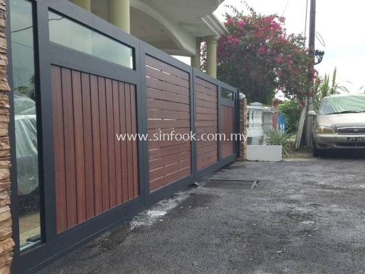 ALUMINIUM TRACKLESS FOLDING GATE