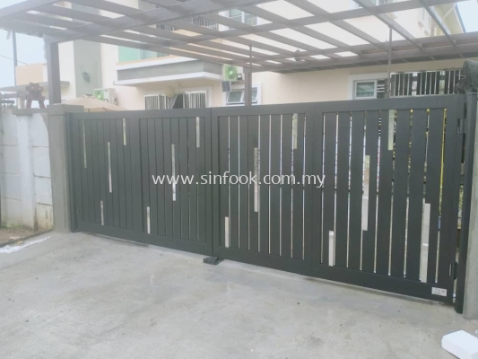 ALUMINIUM TRACKLESS FOLDING GATE