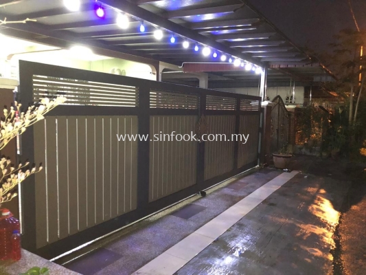 ALUMINIUM TRACKLESS FOLDING GATE