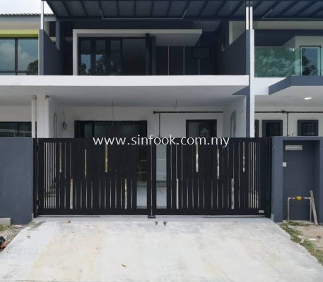 ALUMINIUM TRACKLESS FOLDING GATE