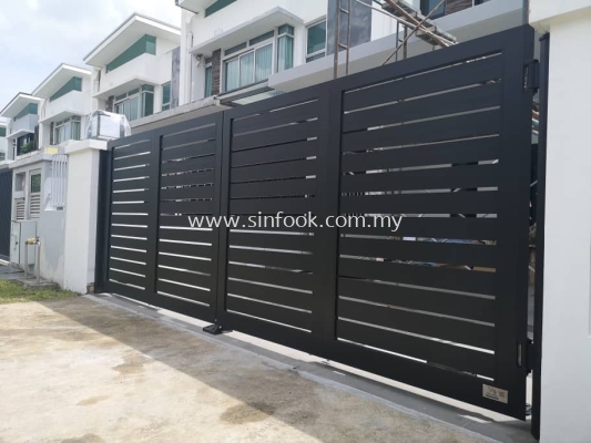 ALUMINIUM TRACKLESS FOLDING GATE