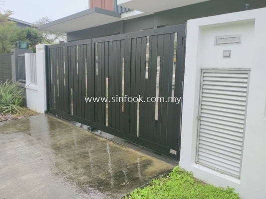 ALUMINIUM TRACKLESS FOLDING GATE