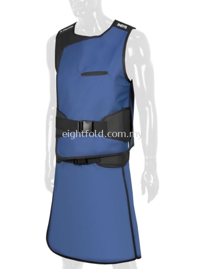 INFAB Revolution 703 Vest & Skirt Full Wrap Double Side Full Overlap Lead Free Apron 