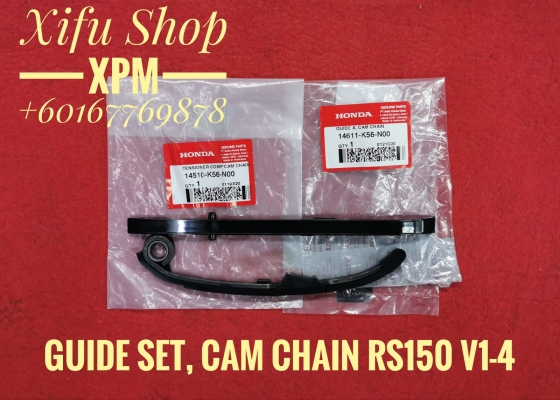 GUIDE SET, CAM CHAIN RS150 V1-4 100 %ORIGINAL 14510/14611-K56-N00 145-611-K56-N00 LEEMIEE 