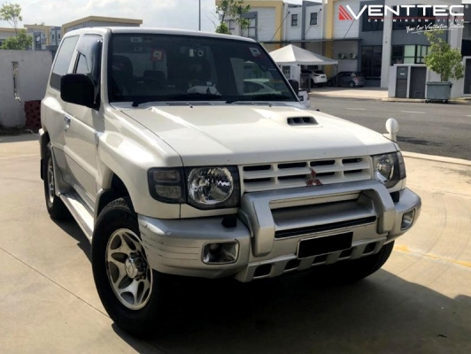 MITSUBISHI PAJERO FIELD MASTER / SFX / V6 / MONTERO (2 DOOR) 91Y-99Y = VENTTEC DOOR VISOR