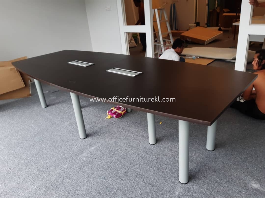 DELIVERY & INSTALLATION QAMAR MEETING OFFICE TABLE l BOAT SHAPE OFFICE FURNITURE l TAMAN PERINDUSTRIAN, PUCHONG l PETALING l SELANGOR