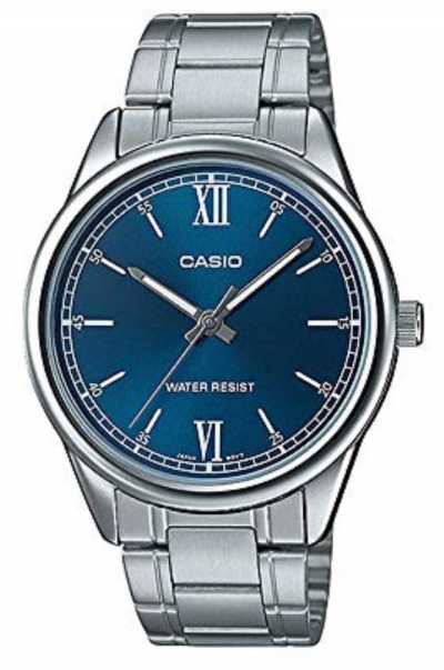 CASIO MTP-V005D-2B2 ANALOG MENS WATCH