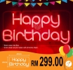 Birthday party neon led sign HAPPY BIRTHDAY NEON LED SIGN