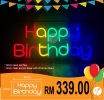 Birthday party neon led sign HAPPY BIRTHDAY NEON LED SIGN