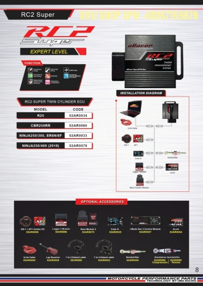 UMA RACING PARTS CATALOG 