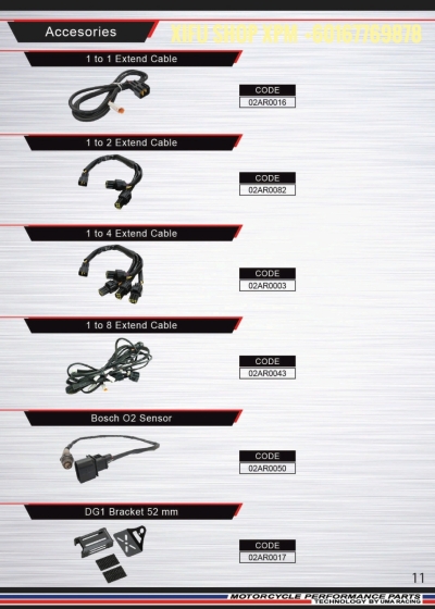 UMA RACING PARTS CATALOG 