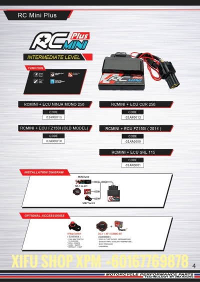 UMA RACING PARTS CATALOG 