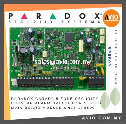 Paradox Canada 5 Zone Security Burglar Alarm Spectra SP Series Main Board Module Only SP5500