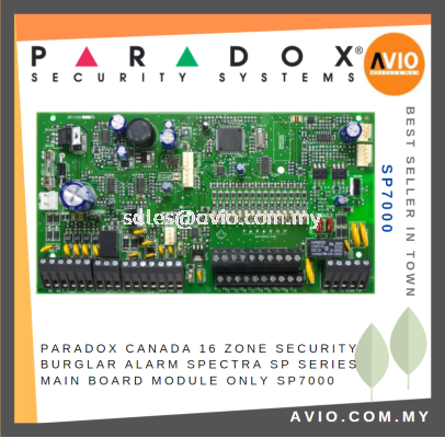 Paradox Canada 16 Zone Security Burglar Alarm Spectra SP Series Main Board Module Only SP7000