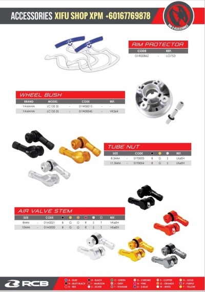 RACING BOY PARTS CATALOG 