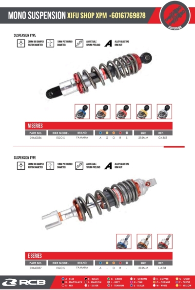 RACING BOY PARTS CATALOG 