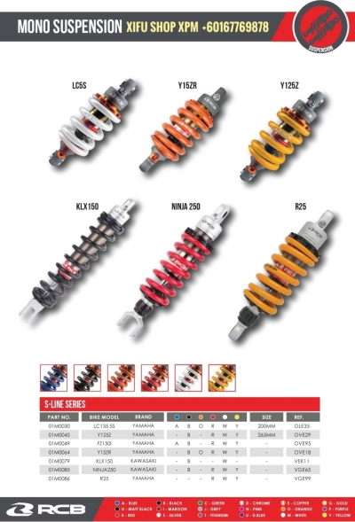 RACING BOY PARTS CATALOG 