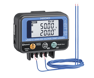 hioki lr8515 wireless voltage / temperature logger