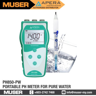 PH850-PW Portable pH Meter for Pure Water | Apera by Muser