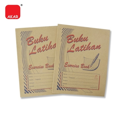 Craft Cover Exercise Book / Buku Latihan (80 pages) Medium Small Square